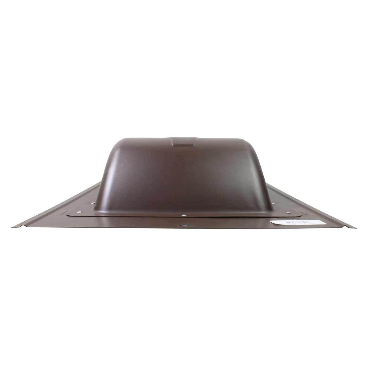 Back view of the slant back vent in brown finish. 