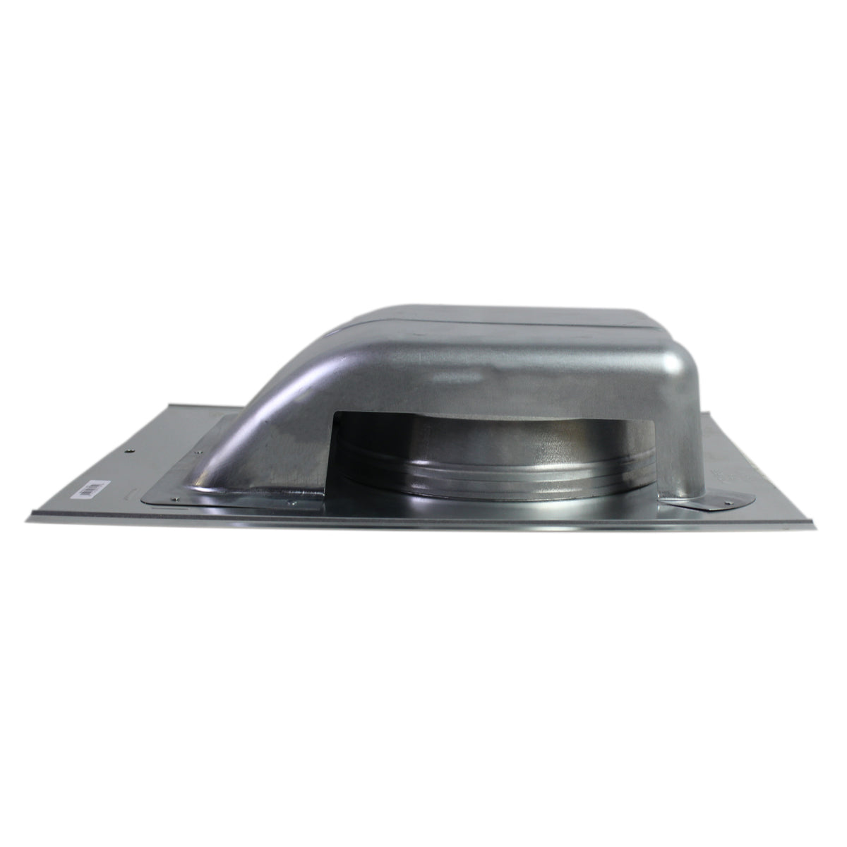 Left side profile view of the slant back vent showing the low profile design.