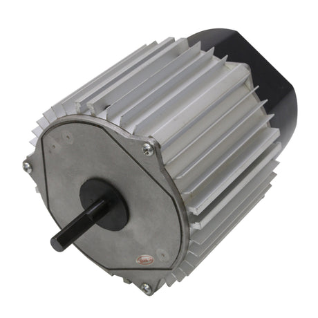 Angled view of totally enclosed motor.