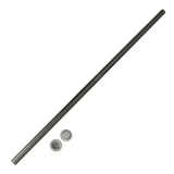 Axle rod kit with end caps. 