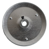 Front of pulley with set screw. 