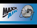 Learn more about the features of the Maxx Air HVFF 20 floor fan with this informational video.